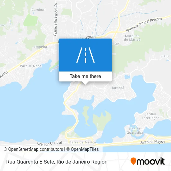 Rua Quarenta E Sete map