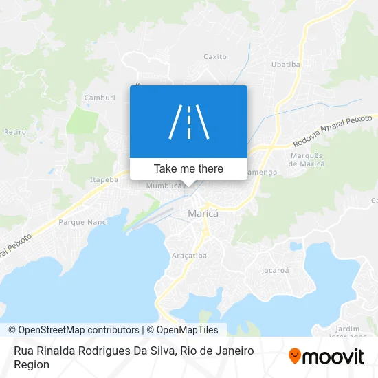 Rua Rinalda Rodrigues Da Silva map