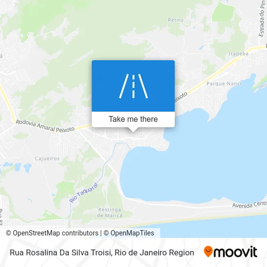 Rua Rosalina Da Silva Troisi map