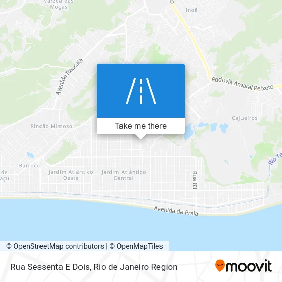Rua Sessenta E Dois map