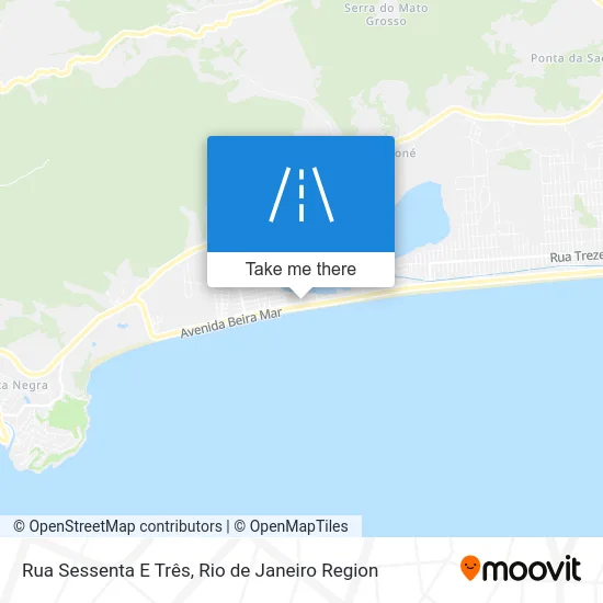 Rua Sessenta E Três map