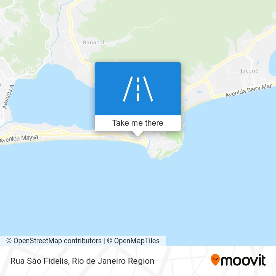 Rua São Fidelis map