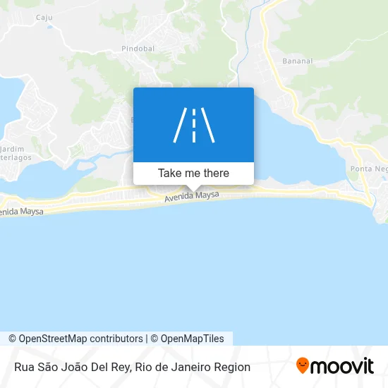 Rua São João Del Rey map