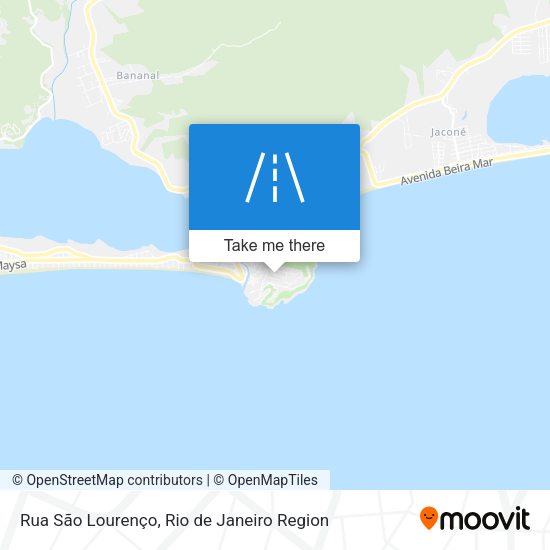 Rua São Lourenço map