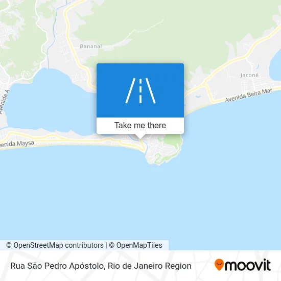 Rua São Pedro Apóstolo map