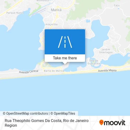 Rua Theophilo Gomes Da Costa map