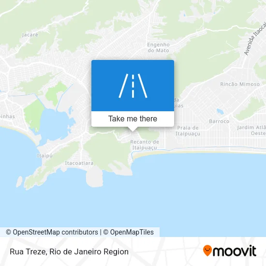 Rua Treze map