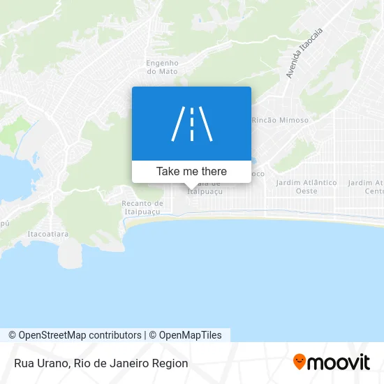 Rua Urano map