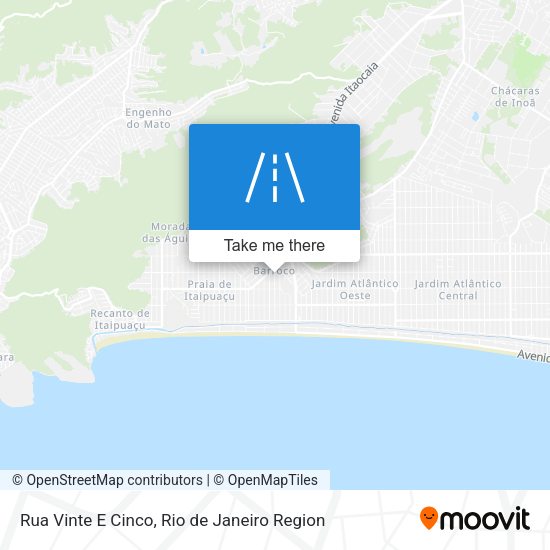 Rua Vinte E Cinco map