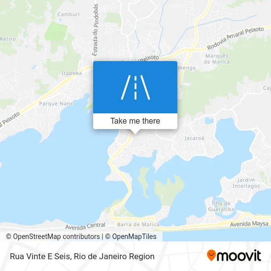 Rua Vinte E Seis map