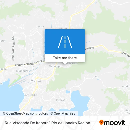 Rua Visconde De Itaboraí map