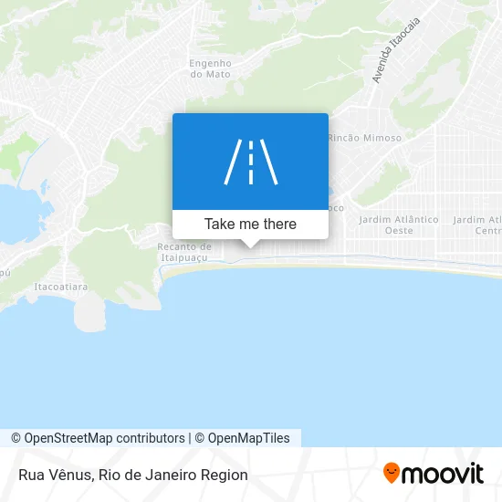 Rua Vênus map