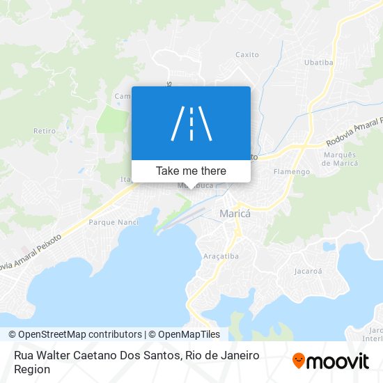 Rua Walter Caetano Dos Santos map