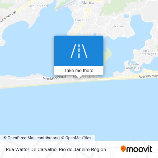 Rua Walter De Carvalho map