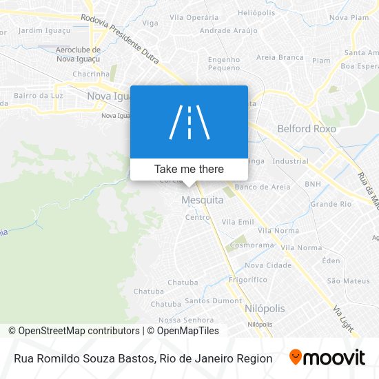 Rua Romildo Souza Bastos map