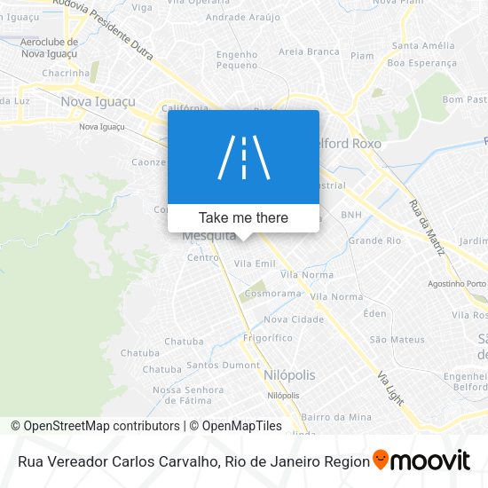 Rua Vereador Carlos Carvalho map