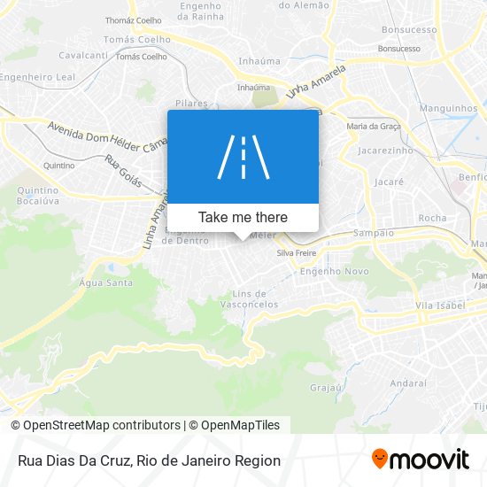 Mapa Rua Dias Da Cruz