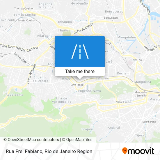 Rua Frei Fabiano map