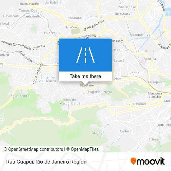 Rua Guapuí map