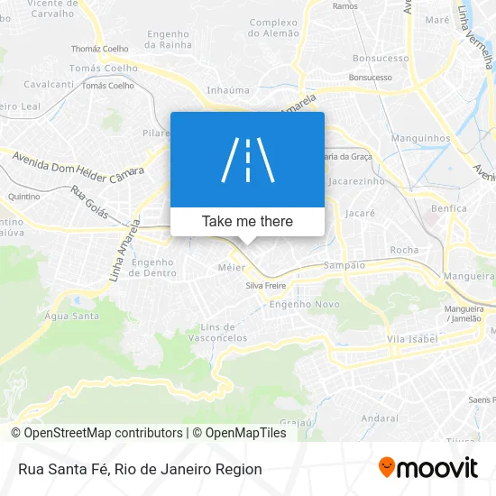Rua Santa Fé map