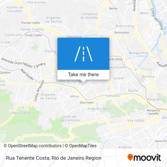 Rua Tenente Costa map