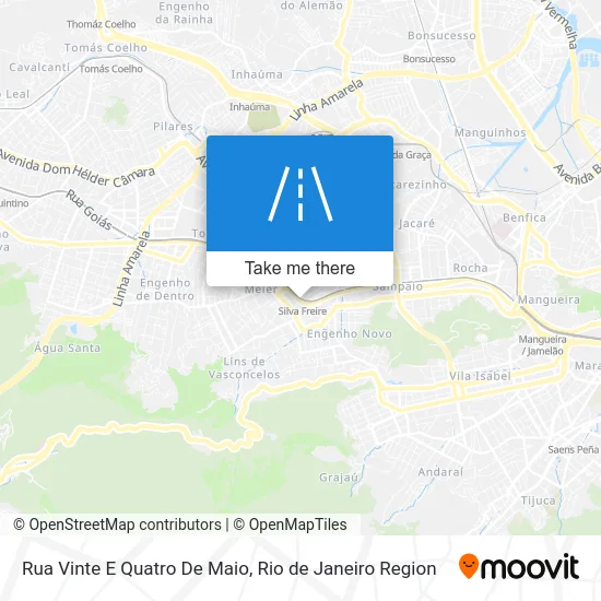 Rua Vinte E Quatro De Maio map