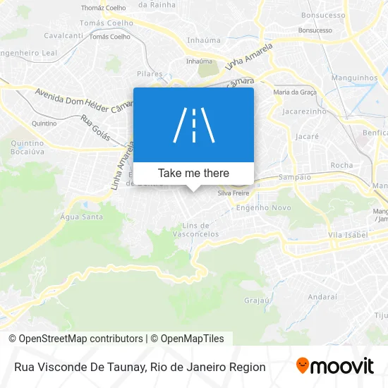 Rua Visconde De Taunay map