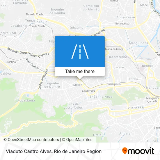 Viaduto Castro Alves map