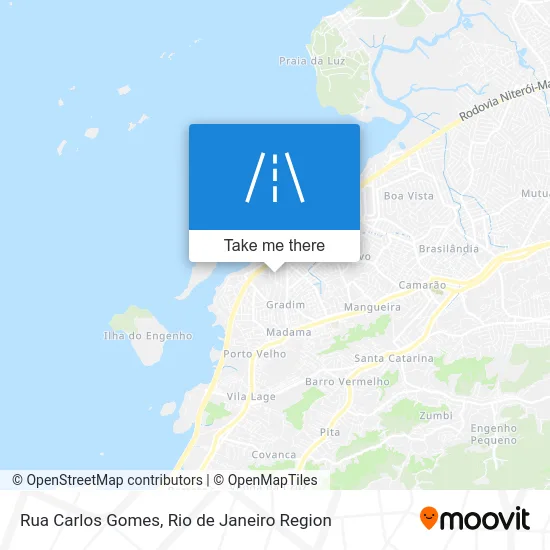 Rua Carlos Gomes map