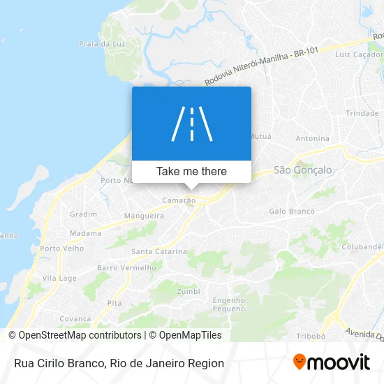 Rua Cirilo Branco map