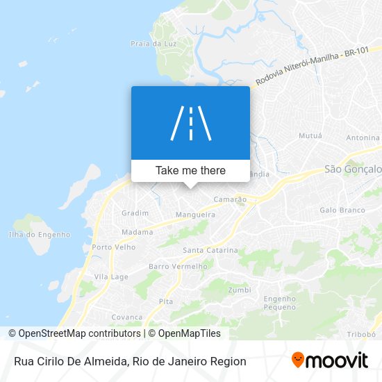 Rua Cirilo De Almeida map
