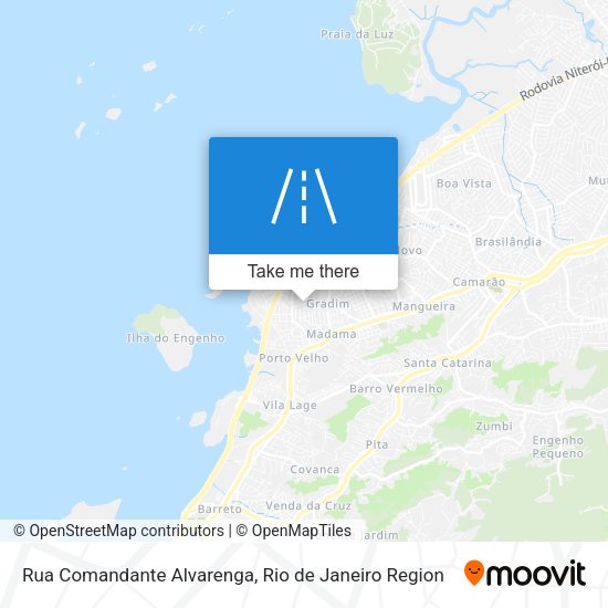 Rua Comandante Alvarenga map