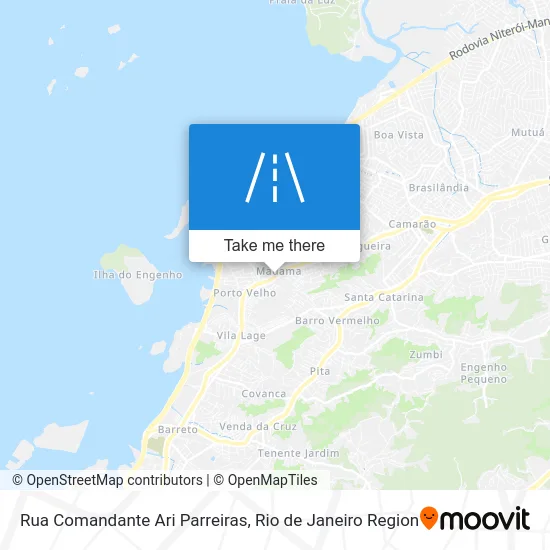 Rua Comandante Ari Parreiras map