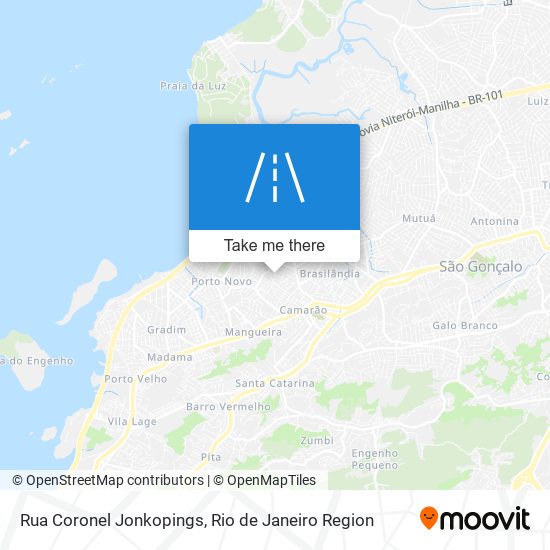 Mapa Rua Coronel Jonkopings