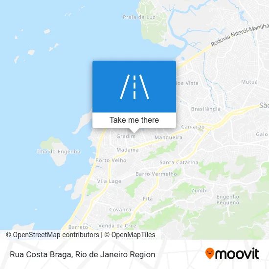 Rua Costa Braga map
