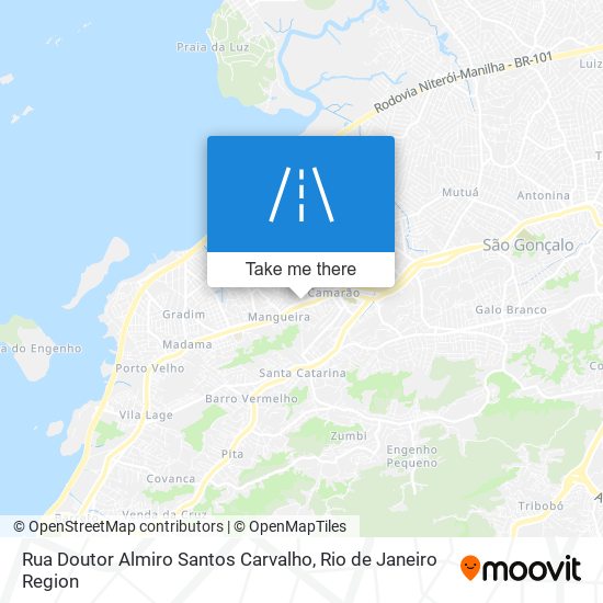 Mapa Rua Doutor Almiro Santos Carvalho