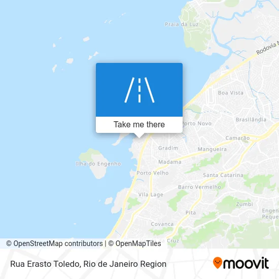 Rua Erasto Toledo map