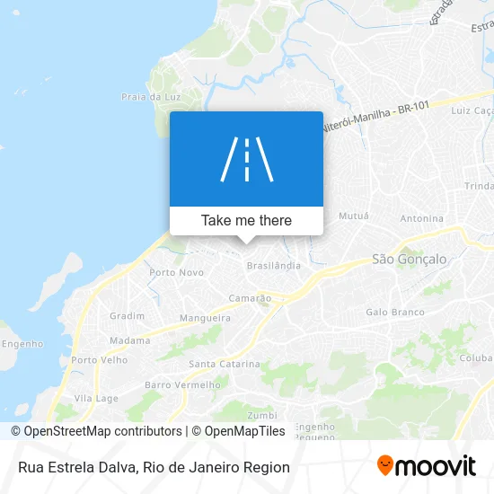 Rua Estrela Dalva map