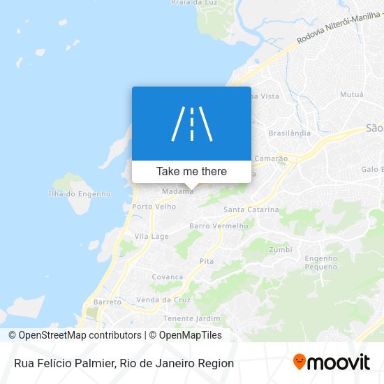Rua Felício Palmier map