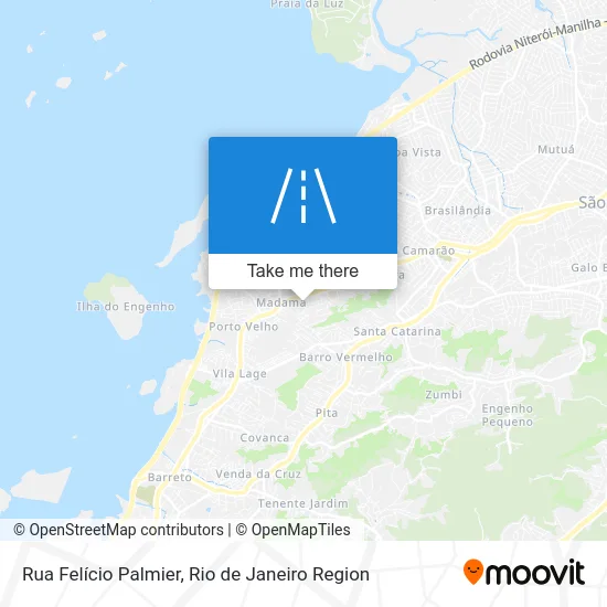 Rua Felício Palmier map