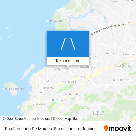 Rua Fernando De Moraes map