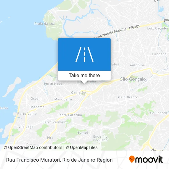 Rua Francisco Muratori map