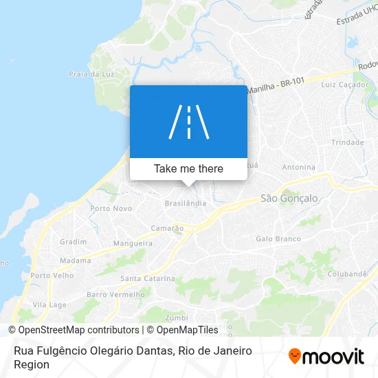Rua Fulgêncio Olegário Dantas map