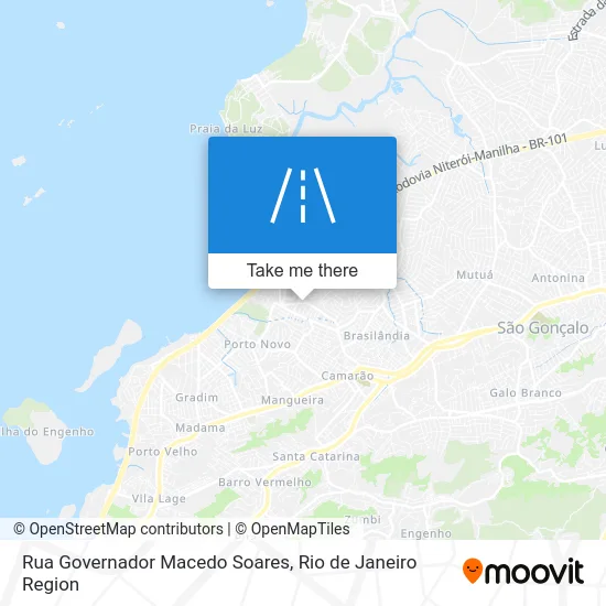 Rua Governador Macedo Soares map