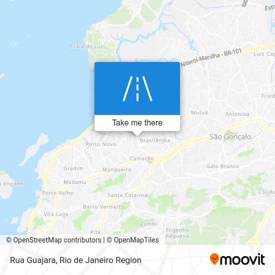 Rua Guajara map