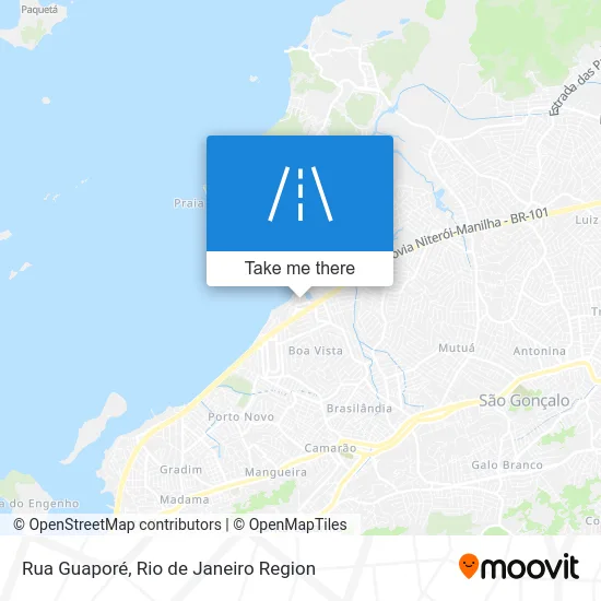 Rua Guaporé map
