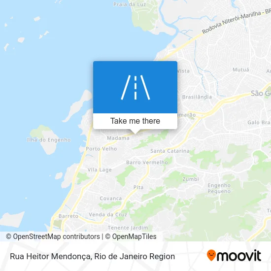 Rua Heitor Mendonça map