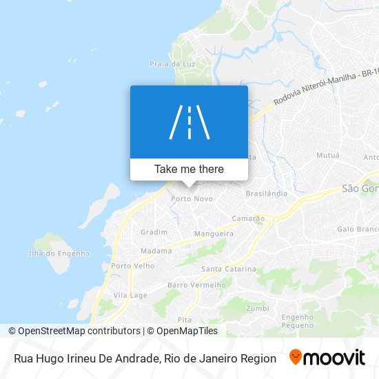 Rua Hugo Irineu De Andrade map