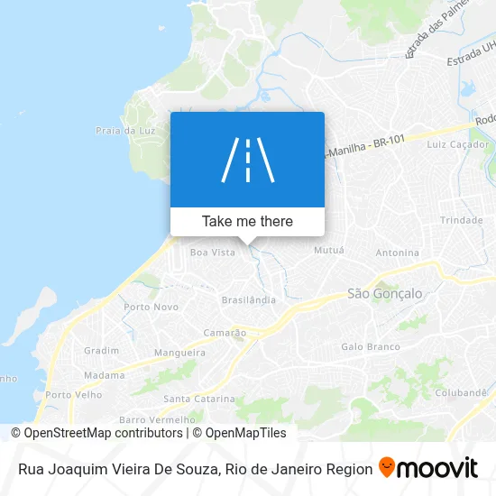 Rua Joaquim Vieira De Souza map