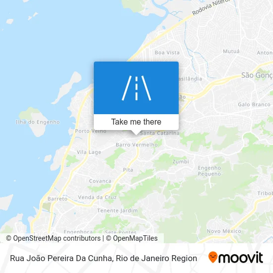 Rua João Pereira Da Cunha map